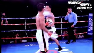 Controversy in the ring as boxer Ruben Torres ends fight with vicious sucker punch | NY Post Sports