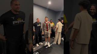 STARS OUTFIT pt.123  Cristiano Ronaldo outfit with Ngannou at PFL 2024  #FashionPlace #StarsOutfit