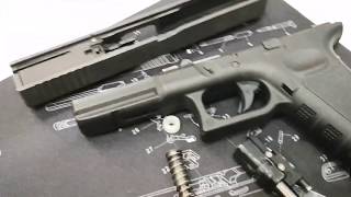 CRW preview GHK Umarex Glock17 with Forged steel slide(Trigger pull is like real steel!!!)