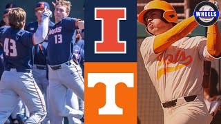 Illinois vs #8 Tennessee Highlights (Game 3) | 2024 College Baseball Highlights