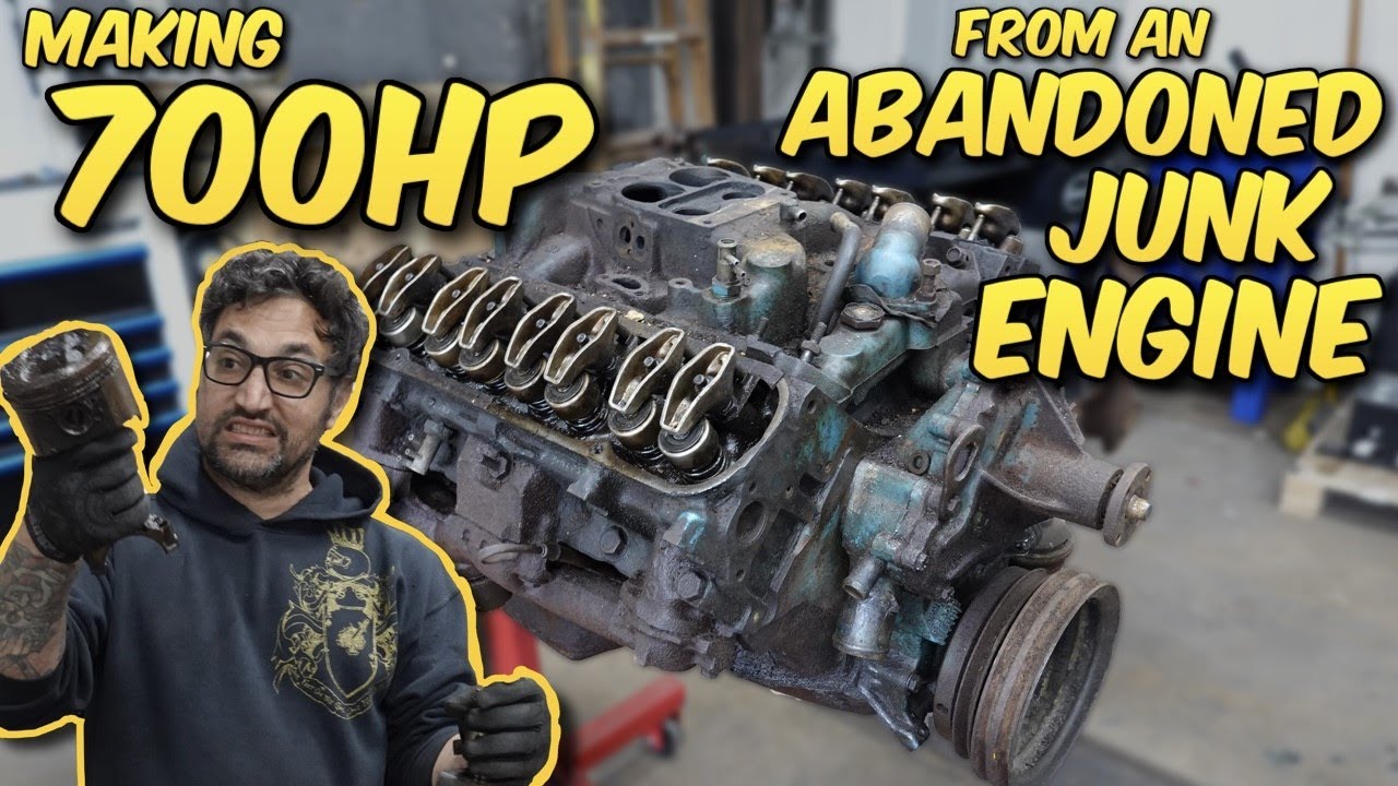 Building a Blown Pontiac Killer from a 185HP Mid-70s Smog Engine! Let's Tear it Down!!!