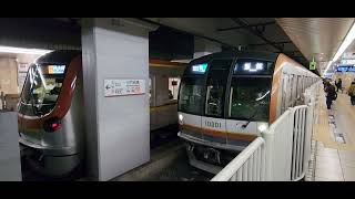 【東京メトロ有楽町線・副都心線10000系トップナンバー】発車シーン！