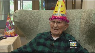 World War II veteran turns 100 years old