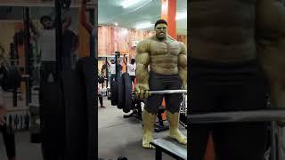 😱 Hulk gym workout video 🔥 #shorts #hulkgymvideo #bodybuilding