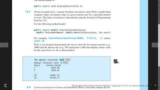 Introduction To Java Programming Exercise 6 7a