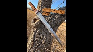 Making a Scottish Dirk with CuMai Damascus