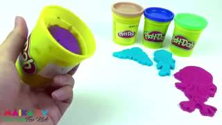 Learn Colors For Children With Animals Play Doh Clay   Rabbit, Bird & Baby Girl