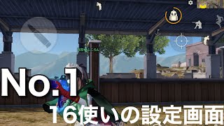 【荒野行動】世界1のM16使いの設定画面を大公開！【荒野の光】