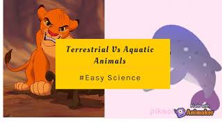 Differences between terrestrial and aquatic animals