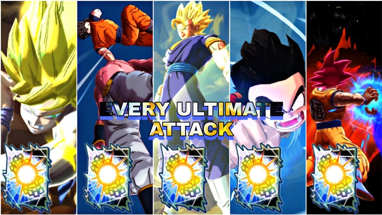 Dragon Ball Legends: All Ultimate Attacks Part 1 | Canon Fights ...