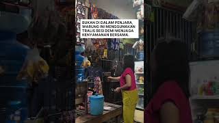 Demi keamanan pemilik toko ya Bun... #funnyvideo #warung