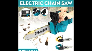 Drillpro 10 inch Cordless Electric Chain Saw