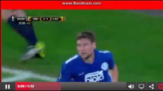 Europa League: Dnipro Lazio 1-1 Goal Seleznyov Y.