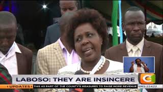 Bomet governor Joyce Laboso faults leaders over walkout