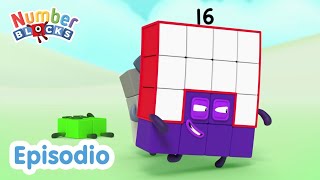 Numberblocks en Español | Episodios completos | DIECISÉIS