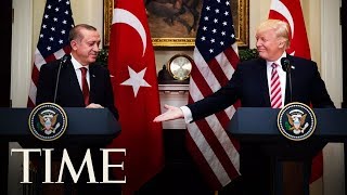 President Trump Takes Part In Joint Press Conference With President Of Turkey | TIME