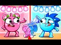 Pink or Blue Duel Song 🩷💙 | Funny Kids Songs 😻🐨🐰🦁 And Nursery Rhymes by Baby Zoo