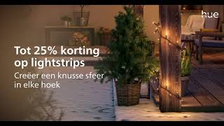 Bespaar tot 25% met de feestelijke slimme verlichting deals van Philips Hue