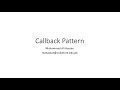 11. Callback Pattern | Node.js Tutorial for Beginners