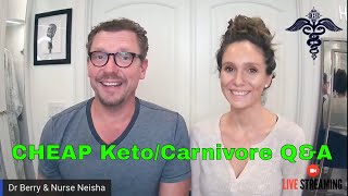 CHEAP KETO/Carnivore Q&A