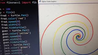 Code these Fibonacci spirals in less than 100 lines! Python Fun With Shapes S1 E3