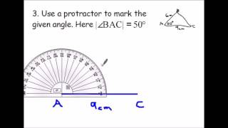How to construct a Side, Angle, Side (SAS) triangle