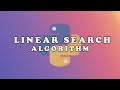 LINEAR SEARCH Algorithm Using Python! | Learn Data Structure and Algorithm