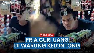 VIRAL Detik-detik Perampokan di Warung Kelontong, Polres Karawang Terjun Cari Pelaku