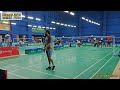 pranay shettigar v s raghu m men s single r16 all india senior badminton ranking tournament 2025