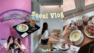 [Vlog]7泊8日の韓国旅行🇰🇷day3~5| 韓国姉妹旅(｡••｡)⸝ෆ⃛⸜(｡••｡) | 今ホットなカフェ巡り| 延南洞 |聖水|riize|漢江ラーメン🍜|購入品紹介も!