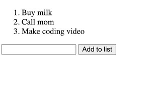 Simple Database Todo List (JavaScript Only)