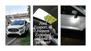 Ford Ecosport 2020 All Features Explained | SUNROOF | PUDDLE LAMPS | AMBIENT LIGHTS