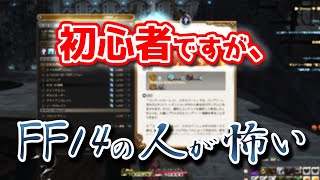 【FF14】初心者質問～FF14の人が怖いのですが