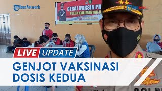 Polda Kaltara Tanggapi Instruksi Kapolri \u0026 Genjot Vaksinasi Dosis Kedua: Target 70 Persen Bulan Mei