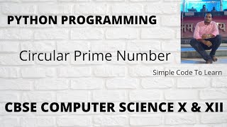 Circular Prime Number Python