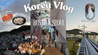 KOREA vlog 🇰🇷: sky capsule, gamcheon culture village, hanbok rental, \u0026 more!