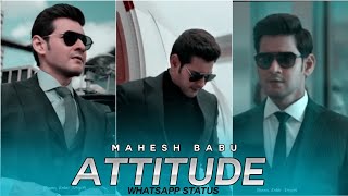 Mahesh Babu Attitude Entry WhatsApp Status | Telugu Prince | Mahesh Babu
