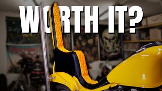 Making a New King & Queen Seat for the Suzuki Savage Chopper