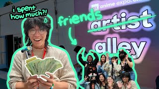 I spent TOO MUCH money at Anime Expo Chibi 😭 (I never usually buy anything) | Artist Alley Vlogs