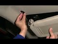 diy how to install toyota sun visor