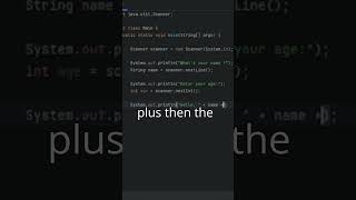 How to take User Input in Java with Scanner #java #coding #tutorial #scanner