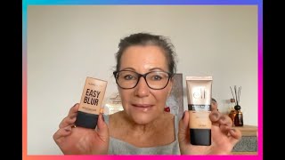 Huda Beauty Blur vs Elf Glam Foundation