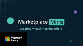 Marketplace Mini | Creating virtual machine offers