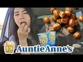 Auntie Anne's Mukbang | National Pretzel Day Auntie Anne's Mukbang | National Pretzel Day