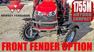 Massey Ferguson 1755M Premium Compact Tractor eHydro, Cab , Front Fenders