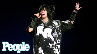 Billie Eilish Falls Face First on Coachella Stage and Laughs It Off: 'It Was Dark!'| PEOPLE