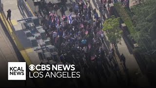 Pro-Israel rally near USC, Burbank man arrested in mother's death, bank robbery thwarted in Anaheim