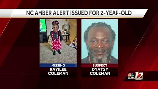 Amber Alert issued for Harnett County 2-year-old