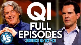 3 QI FULL EPISODES! Series Q, Eps 10 - 12!