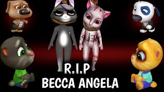 R.I.P BECCA and ANGELA 😭 - My Talking Tom Friends - AMONG US